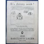 Barclay's Lager, Advertising, Bateman cartoon from Punch dated 11 August 1926 with Golfing theme 'To