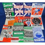 Football programmes, a selection of 15 Scottish programmes inc. Rangers v Dundee Cup Final 1964,