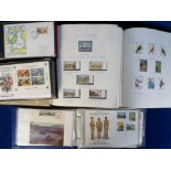 Stamps, a collection of World stamps, QV onwards, mainly used in 3 folders, sold with an Isle of Man