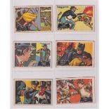 Trade cards, A&BC Gum, Batman (Pink back, no panel) (set, 55 cards) (gd)