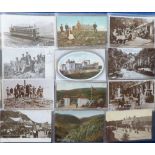 Postcards, a Manx Electric Railway selection of approx. 90 cards inc. Officials, S&W with 31 other