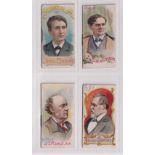 Cigarette cards, USA, Duke's, Histories of Poor Boys and Other Famous People (booklets) 4 cards,