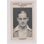 Trade card, Crescent Confectionery, Sportsmen, Cricket, type card, H. Sutcliffe, Yorkshire (gd) (1)