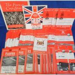 Football programmes, Nottingham Forest, a collection of approx. 60 home programmes, 1957/8 to 1967/