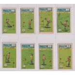 Cigarette cards, ITC Canada, Smokers Golf Cards, 109/127 cards, (mixed condition, fair/gd)
