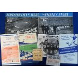 Football, Leicester City, FAC selection 1949 inc. Final programme v Wolves, semi-final v