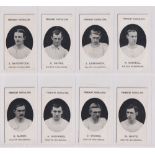 Cigarette cards, Taddy, Prominent Footballers (no footnote) Bolton Wanderers 8 cards, Baverstock,