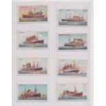 Cigarette cards, Westminster, Steamships of the World (set, 50 cards) (mostly gd)