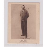 Trade card, Dunlop, How to Improve Your Golf, 'L' size, type card, Alex Herd (some sl foxing, o/w