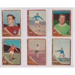 Trade cards, A&BC Gum, Footballers (Make A Photo, 56-110) (set, 55 cards) (very mixed condition,