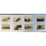 Postcards Aviation, a selection of 9 RP's of the History of the first Naval Airships (HMA No 1)