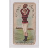 Cigarette card, Ogdens, Cricket & Football Women (Gold Medal), type card, ref book 115 item no 69,