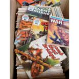 Comics, 125+ War and Battle Picture Library comics dating from the 1970s and 80s together with 9