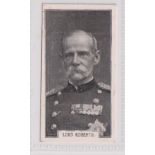 Cigarette card, Snell & Co, Boer War Celebrities, STEW, type card, Lord Roberts (slight back damage,