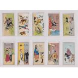 Cigarette cards, Player's, Every Day Phrases by Tom Bowne (set, 25 cards) (five fair with slight