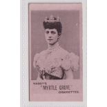 Cigarette card, Taddy, English Royalty, type card, ref H416, picture no 3, Princess of Wales (