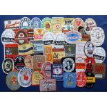 Beer labels, a selection of approx. 60 labels, various brewers, shapes and sizes inc.