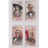 Cigarette cards, USA, Duke's, Histories of Poor Boys and Other Famous People (booklets) 4 cards,