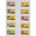 Trade cards, Clevedon Confectionery, Famous Football Clubs (set, 50 cards) (vg)