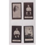 Cigarette cards, Smith's, Footballers (Brown Back), Corinthians, four cards, nos 20 C.B. Fry, no