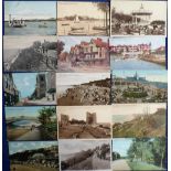 Postcards, East Anglia, a collection of approx. 230 cards, mostly printed, inc. Essex, Suffolk and