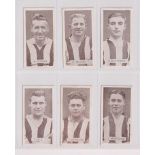 Trade cards, Swettenham, Popular Stoke & Port Vale Footballers, six cards, all Stoke City, nos 5, 6,