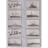 Cigarette cards, Hill's, British Navy Series (25/48?) (15 gd/vg, plus 10 with sl trim, fair/gd)