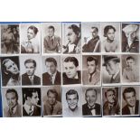 Postcards, Cinema, a collection of approx. 40+ Picturegoer RP cards all actors, inc. Johnny