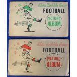 Trade cards, Chix, Famous Footballers, No 1 Series, & No 2 Series, both complete, and each corner