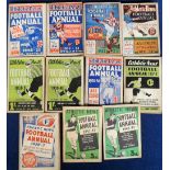 Football Annuals, Athletic News, a collection of 11 annuals 1931/32, 32/33, 33/34, 34/35, 35/36,