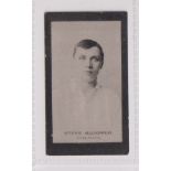 Cigarette card, Smith's, Footballers (Brown Back), type card, no 16, Steve Bloomer, Derby County (