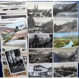 Postcards, Austria & Switzerland, a collection of approx. 250 cards, RP's and printed, various