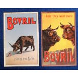 Postcards, Advertising, Bovril H.M & Co.'s 'Famous Posters In Miniature' Series 4421 'I hear they