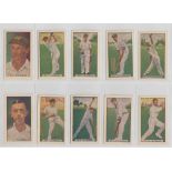 Trade cards, Australia, Boys' Captain, Australian Cricketers, inc. Bradman (slight crease) (set,