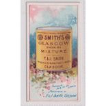 Cigarette card, Smith's, Advertisement card for 'Smith's Glasgow Smoking Mixture', illustrated