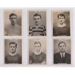 Cigarette cards, Phillips, Footballers (all Pinnace back), 'L' size, 13 different cards,