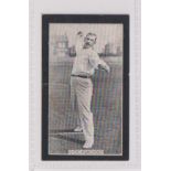 Cigarette card, Smith's, Champions of Sport (Blue back), Cricket, type card Lockwood, Surrey (