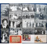 Postcards, a selection of 30 theatrical and literary cards inc. Theatre adverts for Cinderella,