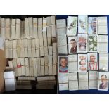 Cigarette cards, Wills, a collection off approx. 80 duplicated sets all adhesive back issues Inc.