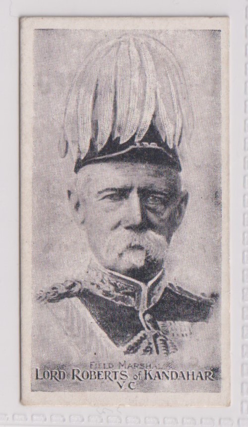 Cigarette card, Jacobi, Boer War Celebrities JASAS, type card, Field Marshall Lord Roberts of