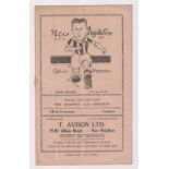 Football programme, New Brighton v Wrexham, 23 April 1949, Division 3 North (gd) (1)