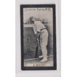 Cigarette card, Clarke's, Cricketers Series, type card, no 20, A. Ward, Lancashire (gd) (1)