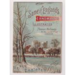 Trade issue, Thomas Holloway, booklet 'Some of England's Landmarks Illustrated' (name & date 1898