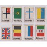 Trade cards, Canada, Neilson's, Flags ref V62 (set, 48 cards, 10 with coupons removed, fair/gd)