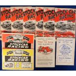 Stock Car programmes, Bristol Stadium, seven examples from 1954 & 1955, to include opening two