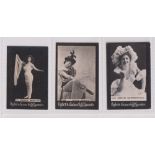 Cigarette cards, Ogdens, Guinea Gold, Actresses, 3 scarce issues nos 523, 947 and 1068 (gen gd) (3)