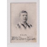 Cigarette card, Robert Sinclair, Footballers, front in b/w, type card, W. Smith, UNRECORDED (very