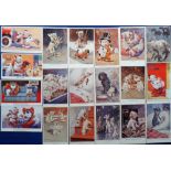 Postcards, a collection of 18 artist-drawn postcards by Studdy plus one blotter, (gd)