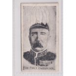 Cigarette card, Sweet Alva Cigarettes, Boer War Celebrities, JASAS, type card, 'Gen. Sir F.