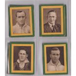 Cigarette cards, UTC (South Africa) Springbok Rugby & Cricket Teams, 'L' size, (23/47), (sl edge